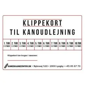 Klippekort - 10-turs - 
